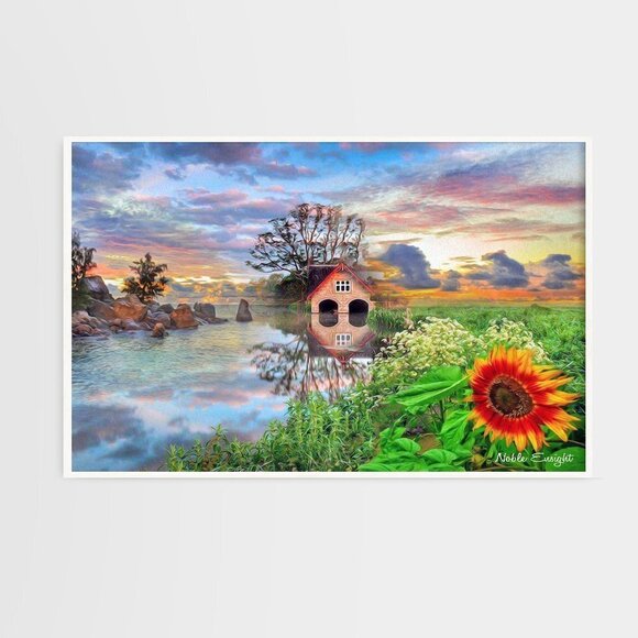 12x18 Landscape Fantasy Composite Oil Painting Wall Art‎ Poster - Picture 7 of 7